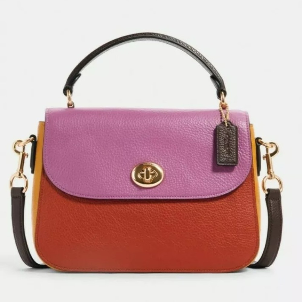Coach Marlie Colorblock Top Handle Satchel